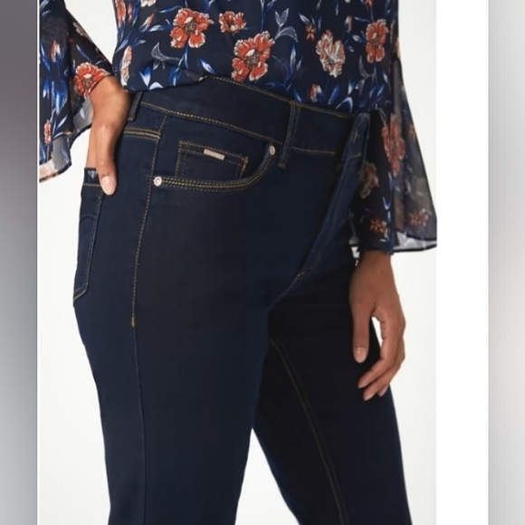 Like New☆CARRELI Jeans "SARAH" High Rise Straight Leg $128msrp Jeans - Picture 2 of 15